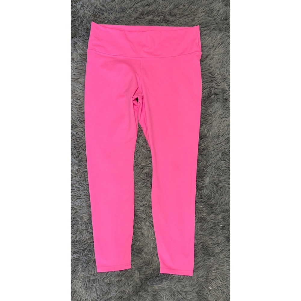 Fabletics PowerHold Leggings Women XXL/1X Neon Pink Compression High Waist